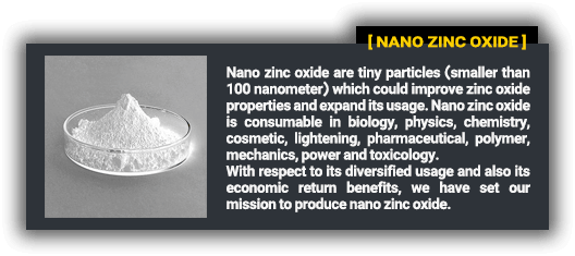 nano zinc oxide of roy gostar jam company